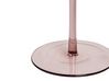 Set of 4 Champagne Saucers 33 cl Pink AMETHYST_912596