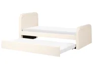 Trundle Bed Boucle RAYSSAC 90 x 200 cm (EU Single) Light Beige_1081093