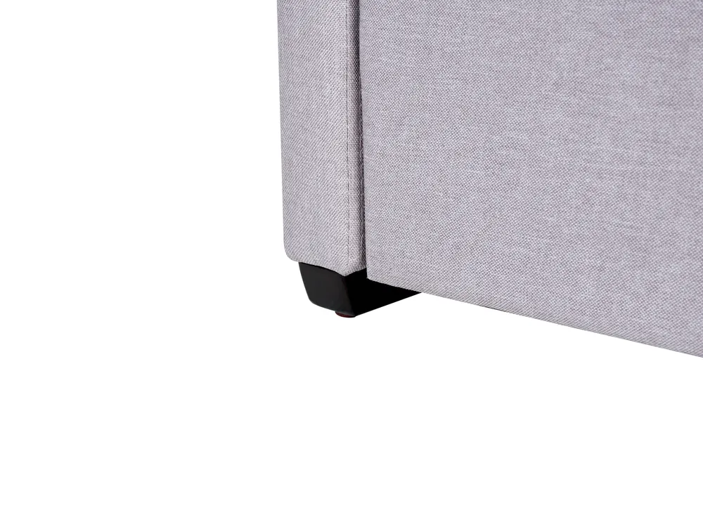 Trundle Bed Fabric MARMANDE 90 x 200 cm (EU Single) Light Grey_986061