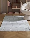 Alfombra KAWI Gris claro 160 x 160 cm