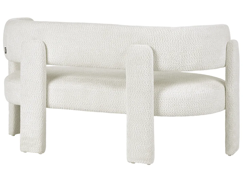 Set da salotto 4 posti BUREA Ciniglia Bianco sporco_1072809