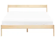 Bett mit Lattenrost Kiefernholz MADONE 140 x 200 cm Hellbraun_1131074