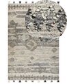 Vlněný kelimový koberec 200 x 300 cm šedý ARATASHEN_860051