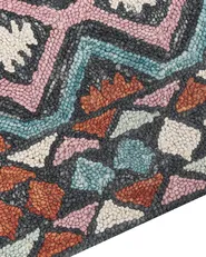 Tappeto HAYMANA Multicolore 160 x 230 cm Lana_836659