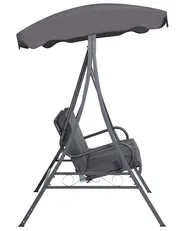 Patio Swing GARBO Metal Dark Grey_683694