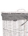 Set of 5 Willow Baskets White VAKARI_939893