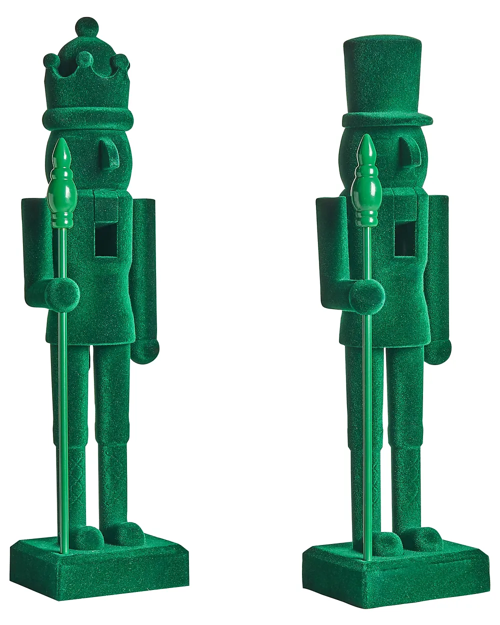 Conjunto de 2 figuras FLATEY 40 cm Cascanueces Verde