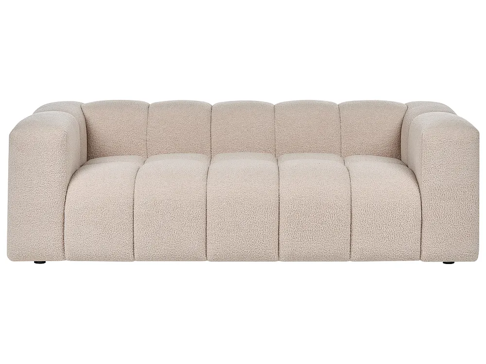 Sofa 3 Seater ANTOLA Boucle Beige_1156569