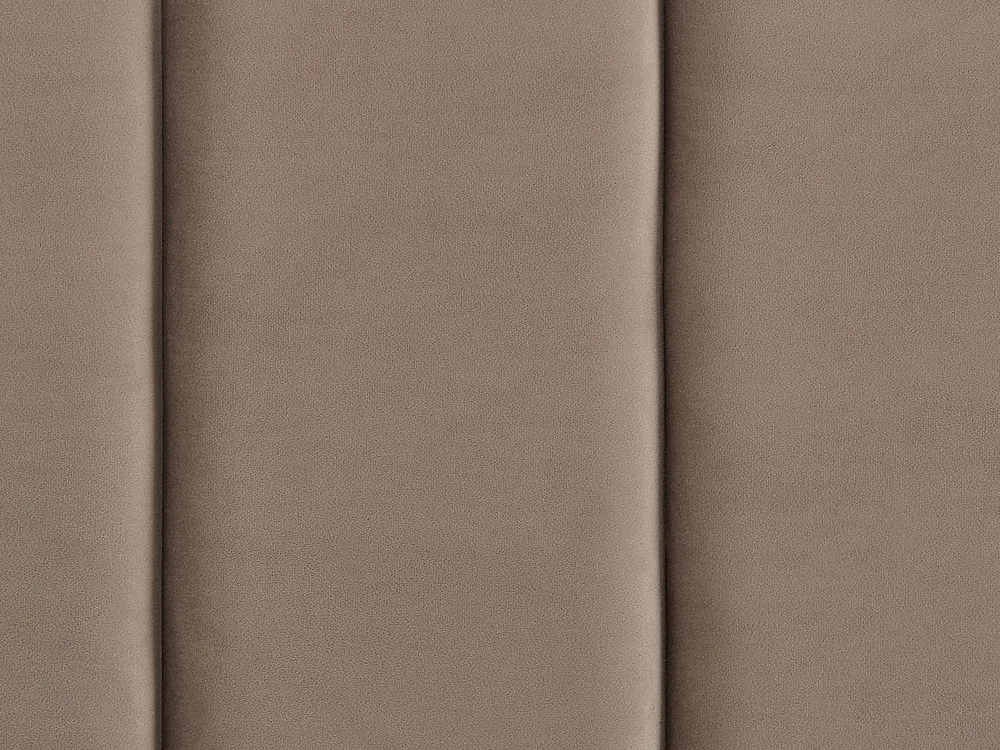 Bed Velvet VILLETTE 180 x 200 cm (EU Super King) Taupe_832660