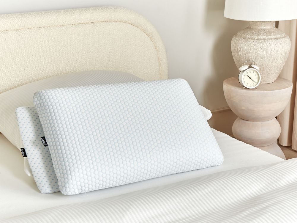 Almofada EMIN Alta 40 x 60 cm Espuma de memória Branco