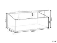Serra da giardino CARFIZZI 100 cm 60 cm Argento_1024375