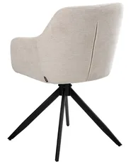 Set di 2 sedie da pranzo LIKELY Tessuto Bianco_1042427
