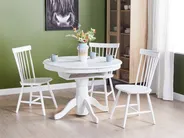 Extending Dining Table AKRON White 106/150 cm 106 cm_927584