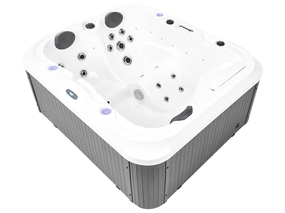 Wanna ogrodowa z hydromasażem LED HORCONES Szary