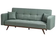 Sofa Bed 3 Seater HJULBY Green_1030159
