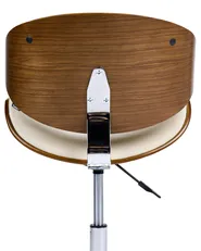 Desk Chair ROTTERDAM Faux Leather Light Beige_1083838