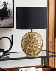 Table Lamp NASVA Ceramic Gold_825676