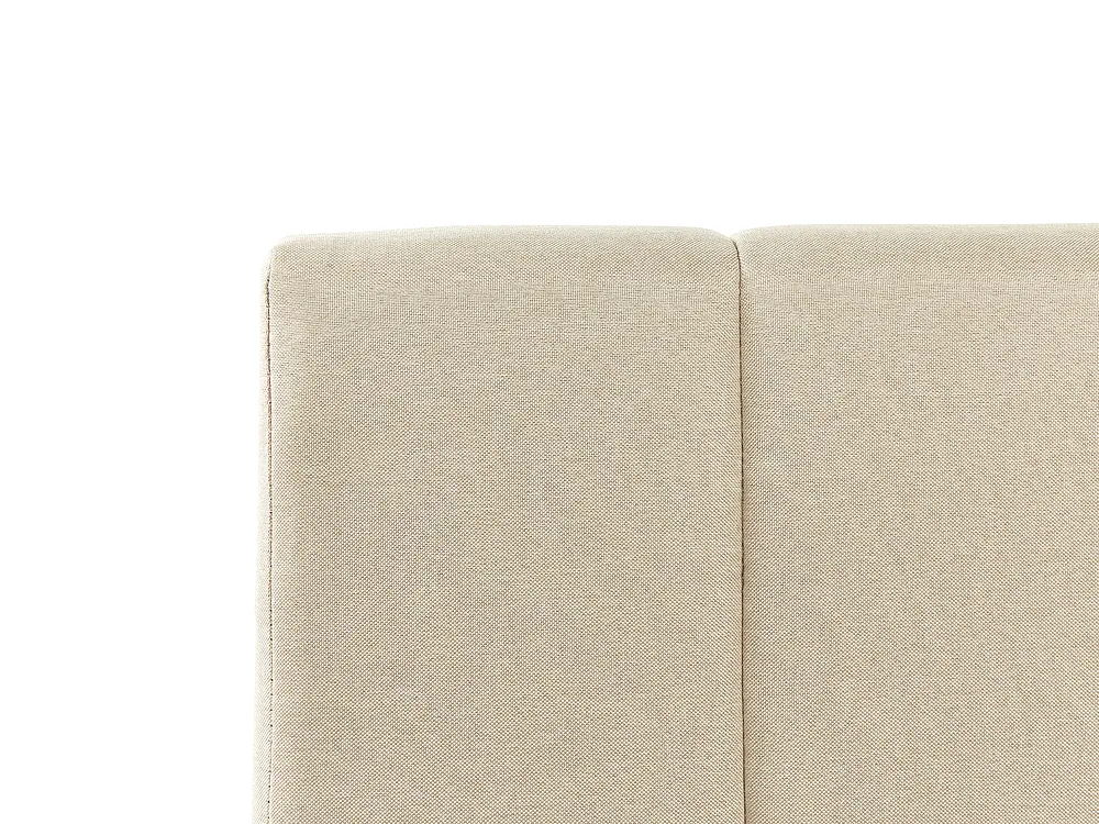 Bett mit Stauraum DREUX Stoff Beige 160 x 200 cm_861177