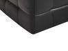 Faux Leather Storage Ottoman Black MICHIGAN_707028