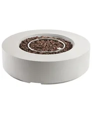 Gas Fire Pit PACAYA Concrete Light Grey_956520