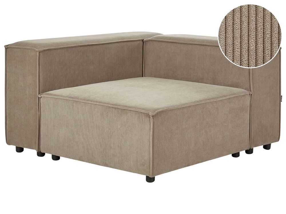 Corner Seat APRICA Corduroy Brown