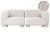 Modular Sofa 2 Seater MJALBI Boucle Off-White