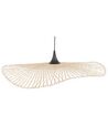 Lampa wisząca bambusowa 80 cm jasne drewno FLOYD_785649