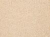Conjunto de 2 almofadas decorativas em tecido bouclé cor de areia 45 x 45 cm LEUZEA_903286