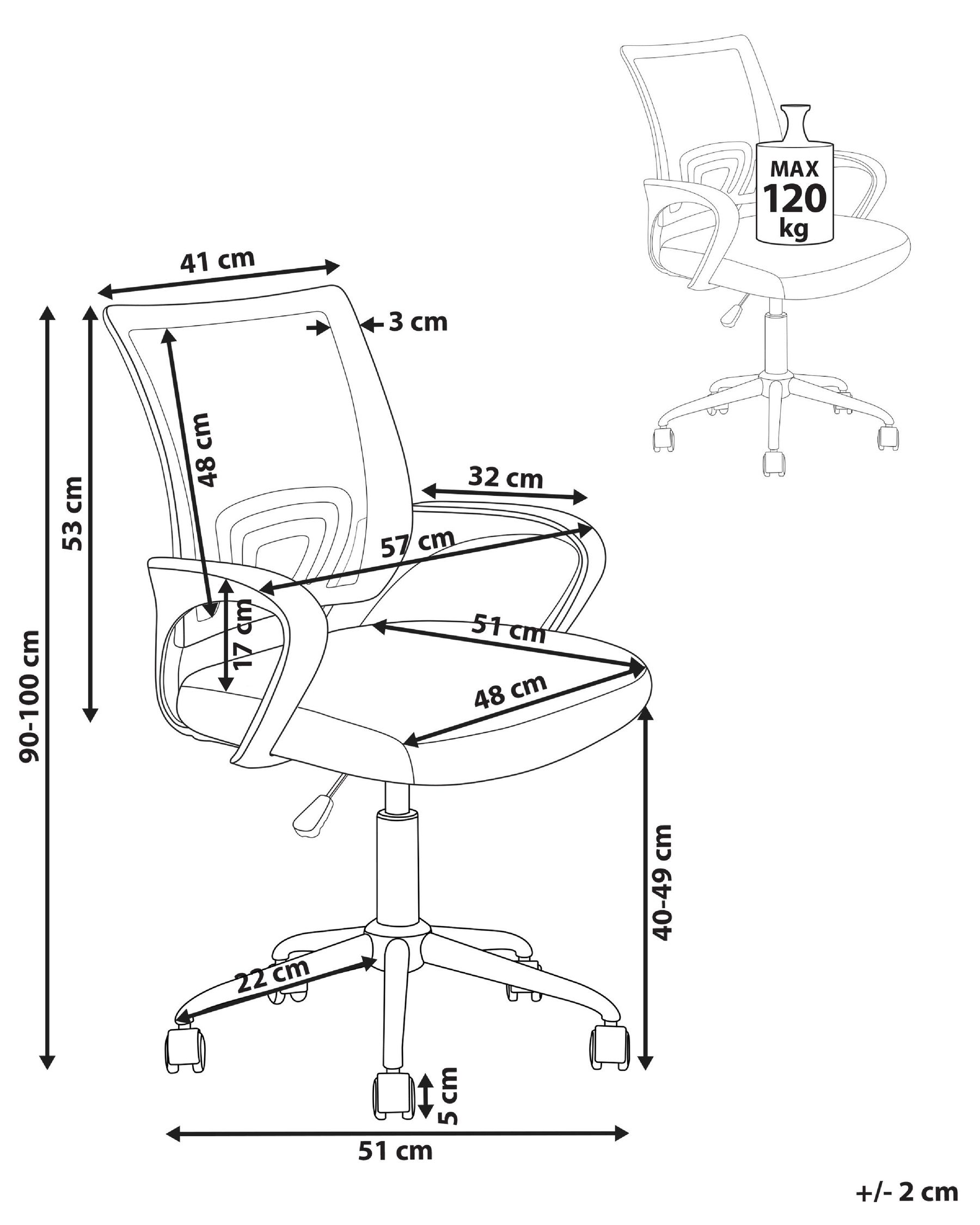 Office Chair SOLID Lime Green_967159