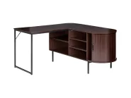 Sarok íróasztal SOLARI 140 cm 140 cm Sötétbarna_1191565