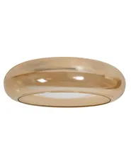 Lampa sufitowa LED NITH Ze ściemniaczem Szkło Jasnobrązowy_1107105