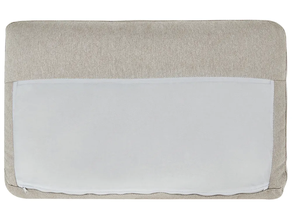 Divano angolare 3 posti NORA Tessuto Beige chiaro Lato destro_891234
