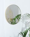 Round Wall Mirror ø 57 cm Gold SAUVIE_904191