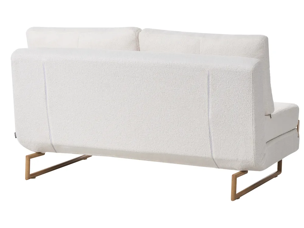 Set da salotto 6 posti JERSLEV Bouclé Bianco sporco_1013867