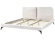 Bed Boucle MELLE 180 x 200 cm (EU Super King) Off-White_965676