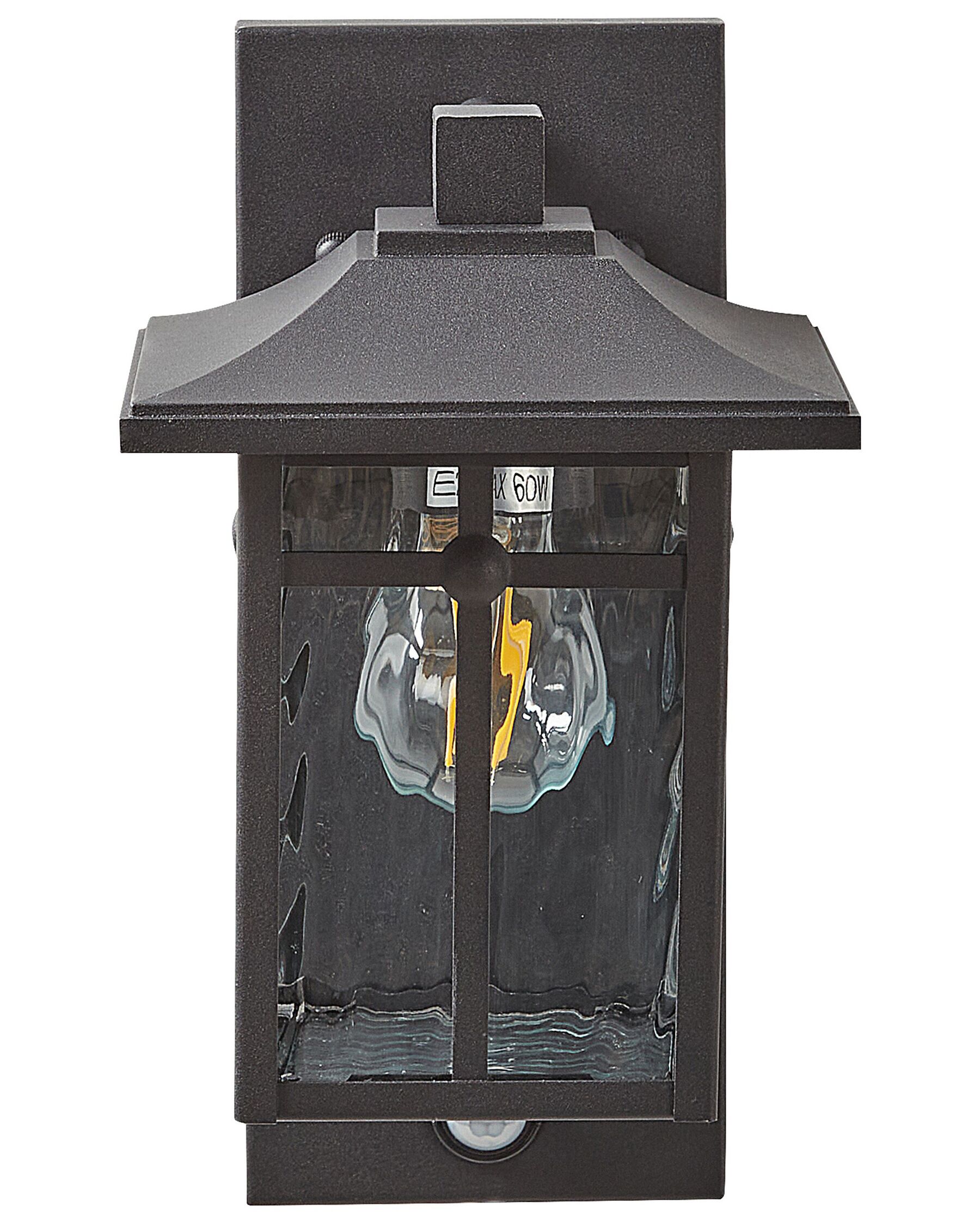 Outdoor Wall Light with Motion Sensor Black TEVIOT_870485