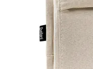 Lit gigogne Tissu LIBOURNE 90 x 200 cm Beige_1005970