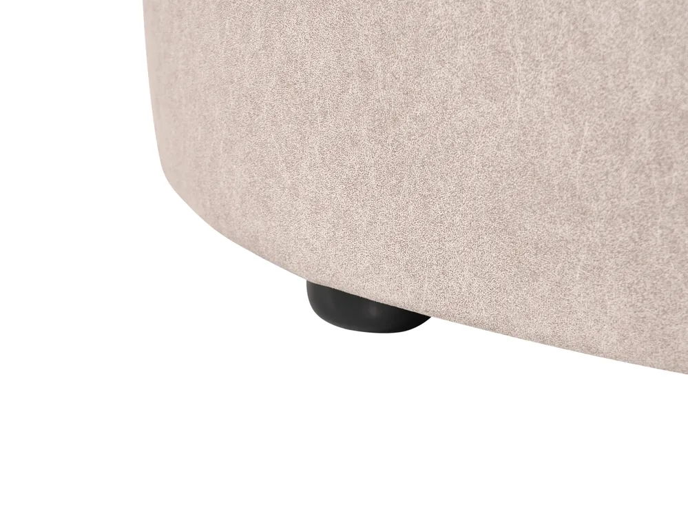 Sofa AMAL mit Ottomane Stoff Beige_1145682