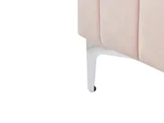 Bed Velvet LUNAN 140 x 200 cm (EU Double) Pastel Pink_803500