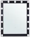 Lustro łazienkowe LED ODENAS 50 cm 60 cm Czarny