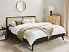 Bed Rattan MONPAZIER 180 x 200 cm (EU Super King) Black