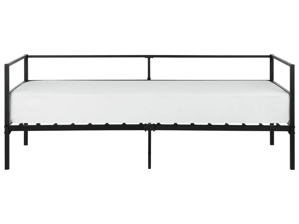 Bed Metal BATTUT 90 x 200 cm (EU Single) Black_894118