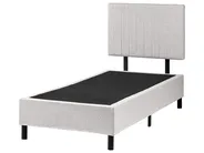 Divan Bed Fabric COUNTESS 90 x 200 cm (EU Single) Light Grey_1054507
