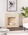 Electric Fireplace with LED Flame Effect Beige SAHARA_934214