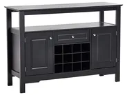 Credenza portavini TIMBOON Nero_968186