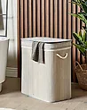 Laundry Basket KALTHOTA Bamboo Grey 100 L
