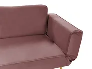 Sofa Bed 2 Seater SAARELA Velvet Pink_932740