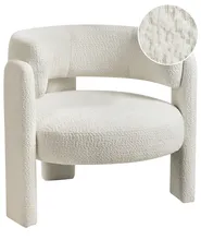 Armchair BUREA Chenille Off-White_1010414