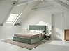 Ottoman Bed VION Boucle Green 160 x 200 cm (EU King Size)