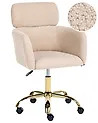 Desk Chair ALENA Boucle Light Beige